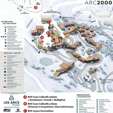 Apartment Les Arcs 2000 5 Personnes Aiguille Rouge Bourg-Saint-Maurice